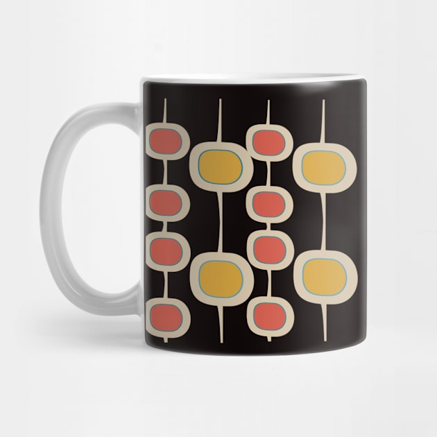 Mid Century Modern Pattern in Minimalist Style by Lisa Williams Design